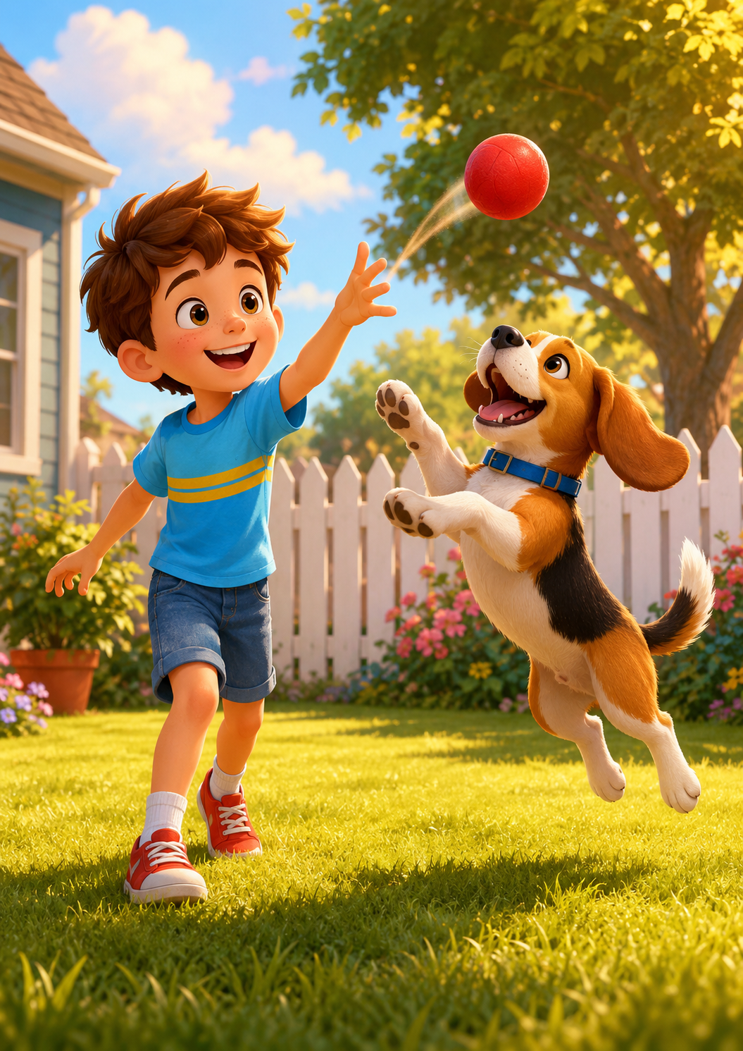 Cartoon / Pixar style